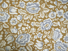 画像をギャラリービューアに読み込む, 洗える 着物 反物 単品 レディース 薄カーキグリーン地×グレー 花更紗 牡丹 和つう 女性 小紋 和装 和服 袷 単衣 きもの 羽織 コート