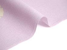 画像をギャラリービューアに読み込む, 洗える 着物 反物 単品 レディース 薄紫地 雪輪に南天柄 永楽屋 女性 小紋 和装 和服 袷 単衣 きもの 羽織 コート