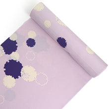 画像をギャラリービューアに読み込む, 洗える 着物 反物 単品 レディース 薄紫地 雪輪に南天柄 永楽屋 女性 小紋 和装 和服 袷 単衣 きもの 羽織 コート