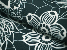 画像をギャラリービューアに読み込む, 名古屋帯 洗える 単品 深緑地 花柄 オリジナル 八寸 仕立て上がり プレタ カジュアル レディース 女性 和服 和装 着物