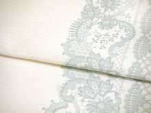 画像をギャラリービューアに読み込む, 名古屋帯 洗える 単品 白地 グレー レース柄 オリジナル 八寸 仕立て上がり プレタ カジュアル レディース 女性 和服 和装 着物