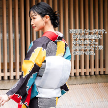 画像をギャラリービューアに読み込む, 名古屋帯 洗える 単品 白地 グレー レース柄 オリジナル 八寸 仕立て上がり プレタ カジュアル レディース 女性 和服 和装 着物