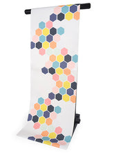 画像をギャラリービューアに読み込む, 名古屋帯 洗える 単品 白地 オレンジ ピンク 黄色 カラフル 六角柄 亀甲 ハニカム オリジナル 八寸 仕立て上がり プレタ カジュアル レディース 女性 和服 和装 着物