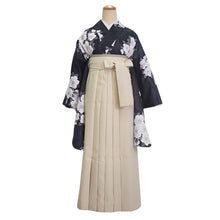 画像をギャラリービューアに読み込む, 袴 卒業式 ベージュ グレーベージュ ブラウン ブラック 無地 S M L LL サイズ 大学生 小学生 レディース ジュニア 女性 女の子 はかま くすみカラー 単品