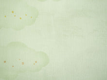 画像をギャラリービューアに読み込む, 帯揚げ 帯締め セット 正絹カジュアル向き 丸組 薄黄緑地 雲柄 帯あげ 渋黄緑 渋ピンク 帯〆 和装 小物 レディース 女性 婦人 おびあげ おびじめ