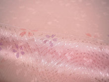 画像をギャラリービューアに読み込む, 帯揚げ 帯締め セット 正絹カジュアル向き 丸組 渋ピンク地 桜柄 帯あげ 薄黄緑 帯〆 和装 小物 レディース 女性 婦人 おびあげ おびじめ