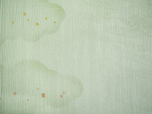 画像をギャラリービューアに読み込む, 帯揚げ 帯締め セット 正絹カジュアル向き 丸組 薄黄緑色 雲 紫 帯あげ 紫 帯〆 和装 小物 レディース 女性 婦人 おびあげ おびじめ