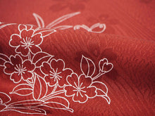 画像をギャラリービューアに読み込む, 帯揚げ 帯締め セット 正絹カジュアル向き 丸組 えんじ うさぎ 蝶 帯あげ 茶色 帯〆 和装 小物 レディース 女性 婦人 おびあげ おびじめ