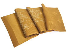 画像をギャラリービューアに読み込む, 帯揚げ 帯締め セット 正絹カジュアル向き 丸組 濃からし うさぎ 蝶 帯あげ 茶色 帯〆 和装 小物 レディース 女性 婦人 おびあげ おびじめ