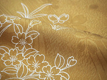 画像をギャラリービューアに読み込む, 帯揚げ 帯締め セット 正絹カジュアル向き 丸組 濃からし うさぎ 蝶 帯あげ 茶色 帯〆 和装 小物 レディース 女性 婦人 おびあげ おびじめ