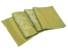 画像をギャラリービューアに読み込む, 帯揚げ 帯締め セット 正絹カジュアル向き 平組 抹茶 渋緑うさぎ 蝶 帯あげ 紫色 帯〆 和装 小物 レディース 女性 婦人 おびあげ おびじめ