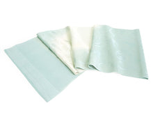 画像をギャラリービューアに読み込む, 帯揚げ 帯締め セット 正絹 渋水色ぼかし 花唐草地紋 薄黄土色×ゴールド 帯締 高麗 平打ち 訪問着 付け下げ 色無地 フォーマル お出かけ 和装小物 着付け小物 着物 和服 和装 レディース 女性