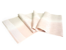 画像をギャラリービューアに読み込む, 帯揚げ 帯締め セット 正絹 薄ピンク×薄ベージュ 桜地紋 ピンク×ゴールド 帯締 高麗 平打ち 訪問着 付け下げ 色無地 フォーマル お出かけ 和装小物 着付け小物 着物 和服 和装 レディース 女性