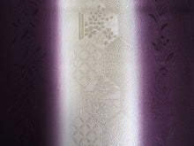 画像をギャラリービューアに読み込む, 帯揚げ 帯締め セット 正絹 紫×ベージュ 亀甲 唐草 黄緑×ゴールド 帯締 高麗 平打ち 訪問着 付け下げ 色無地 フォーマル お出かけ 和装小物 着付け小物 着物 和服 和装 レディース 女性