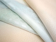 画像をギャラリービューアに読み込む, 帯揚げ 帯締め セット 正絹 薄オレンジ×薄青緑 亀甲 雪輪 菊 イエロー×ゴールド 帯締 高麗 平打ち 訪問着 付け下げ 色無地 フォーマル お出かけ 和装小物 着付け小物 着物 和服 和装 レディース 女性