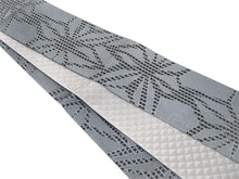 画像をギャラリービューアに読み込む, 角帯 メンズ 帯 薄緑地 黒 麻の葉 着物や浴衣に合わせて リバーシブルなのでオシャレ