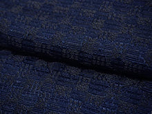 画像をギャラリービューアに読み込む, 角帯 メンズ 帯 紺 市松 シルバー 矢羽根 着物や浴衣に合わせて リバーシブルなのでオシャレ