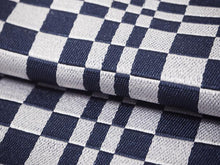画像をギャラリービューアに読み込む, 角帯 メンズ 帯 紺 グレー 市松 黒 着物や浴衣に合わせて リバーシブルなのでオシャレ