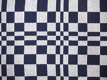 画像をギャラリービューアに読み込む, 角帯 メンズ 帯 紺 グレー 市松 黒 着物や浴衣に合わせて リバーシブルなのでオシャレ