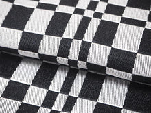 画像をギャラリービューアに読み込む, 角帯 メンズ 帯 黒 グレー 市松 着物や浴衣に合わせて リバーシブルなのでオシャレ