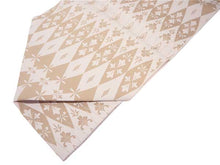 画像をギャラリービューアに読み込む, コーディネート済 袷着物4点セット(着物・名古屋帯・帯揚げ・帯締め) 自宅で洗濯OK L クリーム地花唐草柄きもの チャコールグレー地オリエンタル柄帯 コーディネートが不安な方に