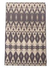 画像をギャラリービューアに読み込む, コーディネート済 袷着物4点セット(着物・名古屋帯・帯揚げ・帯締め) 自宅で洗濯OK L クリーム地縞萩柄きもの 濃紺地花柄帯 コーディネートが不安な方に