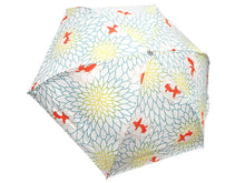 画像をギャラリービューアに読み込む, 日傘 着物 浴衣 晴雨兼用傘 UVカット 金魚 金赤 水色 黄色 赤 遮熱・遮光で日焼け止め対策 ギフトにも