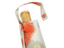 画像をギャラリービューアに読み込む, 日傘 着物 浴衣 晴雨兼用傘 UVカット ポピー グレーベージュ 赤 緋色 遮熱・遮光で日焼け止め対策 ギフトにも