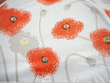 画像をギャラリービューアに読み込む, 日傘 着物 浴衣 晴雨兼用傘 UVカット ポピー グレーベージュ 赤 緋色 遮熱・遮光で日焼け止め対策 ギフトにも