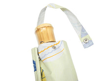 画像をギャラリービューアに読み込む, 日傘 着物 浴衣 晴雨兼用傘 UVカット 水風船 ライトイエロー 薄玉子色 青 遮熱・遮光で日焼け止め対策 ギフトにも