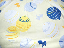 画像をギャラリービューアに読み込む, 日傘 着物 浴衣 晴雨兼用傘 UVカット 水風船 ライトイエロー 薄玉子色 青 遮熱・遮光で日焼け止め対策 ギフトにも