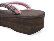 画像をギャラリービューアに読み込む, カレンブロッソ 草履 単品 Sサイズ 茶 市松 台 ピンク 紫 チェック 格子 鼻緒 レディース 軽い!歩きやすい!オシャレと人気のカフェ草履 安心の日本製