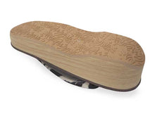 画像をギャラリービューアに読み込む, カレンブロッソ 草履 単品 Mサイズ 茶地 台 グレー地 ゼブラ 鼻緒 レディース 軽い!歩きやすい!オシャレと人気のカフェ草履 安心の日本製