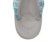 画像をギャラリービューアに読み込む, カレンブロッソ 草履 単品 Mサイズ グレー地 台 青緑 チェック 格子 鼻緒 レディース 軽い!歩きやすい!オシャレと人気のカフェ草履 安心の日本製