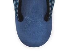 画像をギャラリービューアに読み込む, カレンブロッソ 草履 単品 Mサイズ 青地 台 黒地 青花 鼻緒 レディース 軽い!歩きやすい!オシャレと人気のカフェ草履 安心の日本製