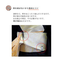 画像をギャラリービューアに読み込む, お太鼓止め あづま姿 2個セット 銀 帯止め金具 帯用 クリップ お太鼓止 おたいこ 着崩れ防止 着物クリップ さびない 着付小物 着付け 礼装 カジュアル 通年用 着物 貝の口 帯結び 便利 簡単 使い方 大人 レディース 女性
