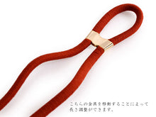 画像をギャラリービューアに読み込む, たもとクリップ 朱色紐 パール たすき 袂振り止め 礼装用 日本製 通年用 レディース 女性 和装小物 クリップ 衿留め ナプキンクリップ