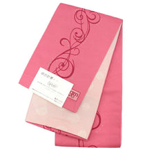 画像をギャラリービューアに読み込む, 洗える半幅帯 浴衣帯 Adam&Eve ブランド ピンク アラベスクライン 半巾帯 ラメ 水玉 リバーシブル ドット 柄 ゆかた 着物 帯 単品 カジュアル レディース 単品 簡単 アレンジ 長め 長尺 細帯 女性 夏着物 和装 和服 レトロ