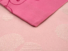 画像をギャラリービューアに読み込む, 洗える半幅帯 浴衣帯 Adam&Eve ブランド ピンク アラベスクライン 半巾帯 ラメ 水玉 リバーシブル ドット 柄 ゆかた 着物 帯 単品 カジュアル レディース 単品 簡単 アレンジ 長め 長尺 細帯 女性 夏着物 和装 和服 レトロ