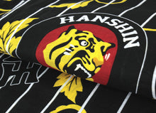 画像をギャラリービューアに読み込む, 阪神 タイガース グッズ 応援 浴衣 メンズ 黒 縞 ツタ M L ロゴ マーク 虎 生地 プリント ゆかた 男性 単品 縞 黄色 赤 木綿 コットン プロ野球 セール対象外