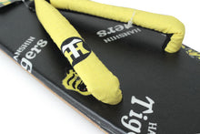 画像をギャラリービューアに読み込む, 阪神 タイガース グッズ 応援 雪駄 メンズ 単品 黒 虎 ロゴ マーク L LL 和装 和風 男性 黄色 プロ野球 セール対象外