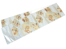 画像をギャラリービューアに読み込む, 袋帯 フォーマル 絹 礼装 西陣織 村田織物謹製 仕立て付き 送料無料 新品 未使用 販売 シルバー 地紙 秋草 華文 京都 フニ