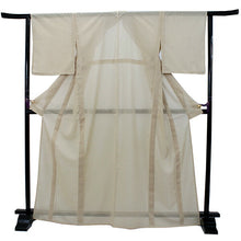 画像をギャラリービューアに読み込む, 【色無地 洗える着物 縦紗 M Lサイズ ベージュ色】夏用 仕立上がり プレタ レディース 女性 着物 ポリエステル きもの kimono キモノ 礼装 フォーマル 夏着物 送料無料