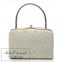 画像をギャラリービューアに読み込む, 【バッグ 単品 ローブエレガント フォーマル シルバー】女性 結婚式 七五三 パーティー 留袖 色無地 礼装 着物 着物用 着物地 きもの 【送料無料】