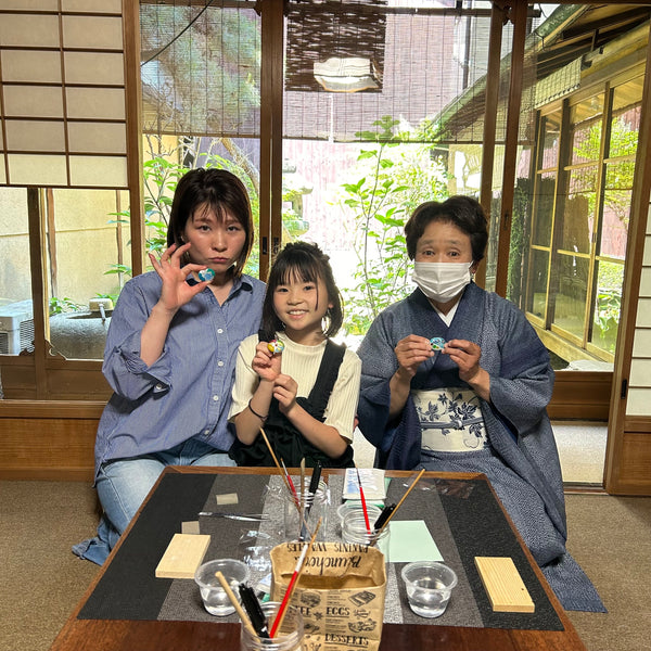 開催レポート【ワークショップ】京七宝帯留め作り体験