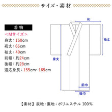 画像をギャラリービューアに読み込む, 2025新春福袋！ ヘビーローテーション 6点セット (着物 半幅帯 名古屋帯 帯揚げ 帯締め 2本) 黒 ブラック 椿 梅 袷 きもの Mサイズ 赤紫 幾何学 名古屋帯
