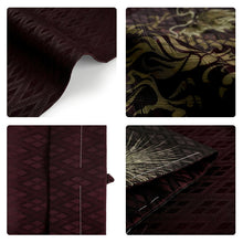 画像をギャラリービューアに読み込む, 洗えるメンズ羽織 松柄 臙脂 M L LL 成人式や卒業式に
