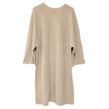 画像をギャラリービューアに読み込む, カーディガン 和装コート ベージュ YOUTOWA 継ぎ目のない求心編みのウール和装カーディガン 洋服にも合うモードでお洒落なデザイン
