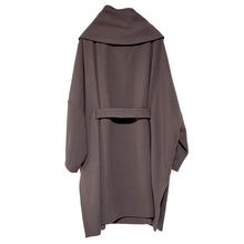 画像をギャラリービューアに読み込む, スタンドカラー付きスクエアコート チャコール YOUTOWA フェルト状の冬でもあったか和装コート シンプルで洗練されたデザインがおしゃれ
