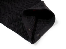 画像をギャラリービューアに読み込む, ニットドッキングコート ブラック YOUTOWA ビーバー生地とニットを組み合わせた冬のコート 人気のへちま衿が和装にもぴったり
